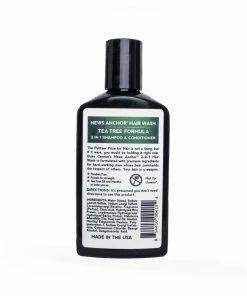 Duke Cannon Toiletries NEWS ANCHOR 2-IN-1 HAIR WASH - TEA TREE FORMULA