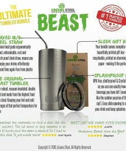 Green Steel 30 Oz Hot Pink Reusable Stainless Steel Double Insulated Tumbler