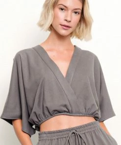 Fabina BRUSHED ORGANIC HEMP Crop Surplus Kimono Studio Ko