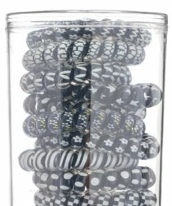 Girly Spiral Hair Ties - Shapes