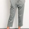 Fabina BRUSHED ORGANIC HEMP Cropped Joggers RESORT APPAREL