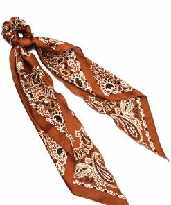 Girly Texas Scrunchie With Silk Scarf GAME DAY