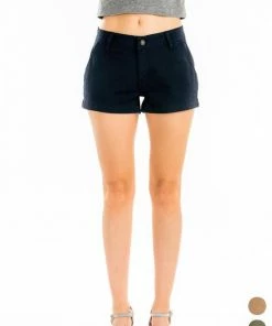 KanCan Hazel Mid Rise Chino Shorts RESORT APPAREL