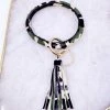 The Market Place KEY RINGS Key Chain Bangle With Tassel