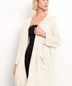 Studio Ko DOMESTIC KNIT WAFFLE Cardigan Hoodie