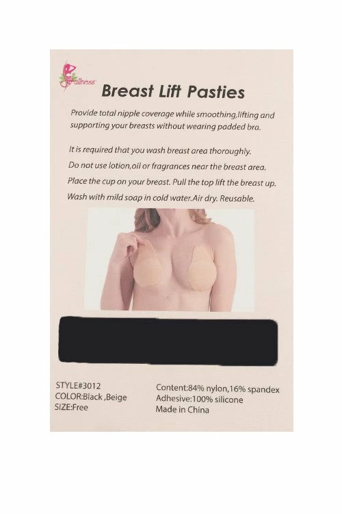 Fullness Breast Lift Pasties-Black INTIMATES 2 Fullness Breast Lift Pasties-Black INTIMATES