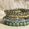 Garden Party Four Layered Stretch Bracelet Set JEWELRY