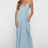 LOVESTITCH Skirts & Dresses Tencel Sleeveless V-Neck Maxi Dress