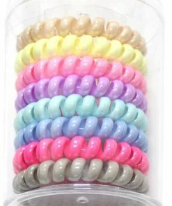 Girly Matte Pastel Hair Coils