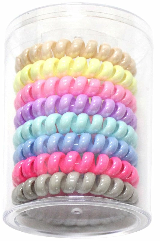 Girly Matte Pastel Hair Coils 1 Girly Matte Pastel Hair Coils