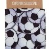 Tipi Home & Beauty SOCCER PRINT DRINK SLEEVE.