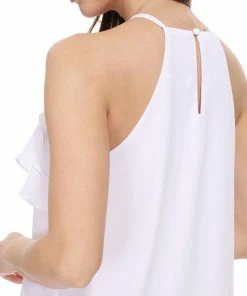 Aryeh Sharon Ruffle Tank Top