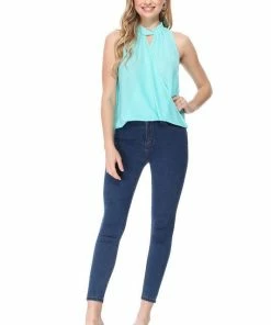 Aryeh Sleeveless Wrap Top Tops