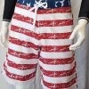 Maria West Swimwear American Flag Swim Shorts