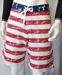 Maria West Swimwear American Flag Swim Shorts