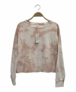 Fabina TIE DYED COTTON PULLOVER LONG SLEEVE RESORT APPAREL