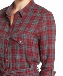 Skirts & Dresses KUT From The Kloth Ella Plaid Shirt Dress