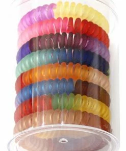 Girly Gummi Worm Hair Coils