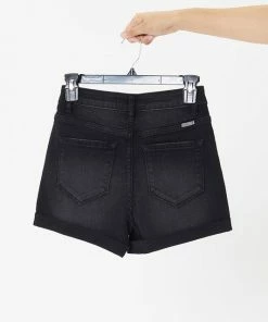 KanCan Grey High Rise Shorts RESORT APPAREL