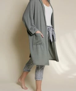 Studio Ko DOMESTIC KNIT WAFFLE Cardigan Hoodie RESORT APPAREL