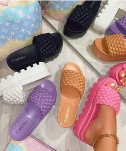 Bella Marie Lug Platform Sandals