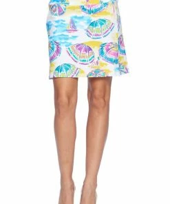 Aryeh White Umbrella Skort