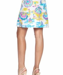 Aryeh White Umbrella Skort