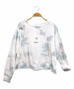 Fabina TIE DYED COTTON PULLOVER LONG SLEEVE