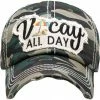 KBETHOS Distressed VACAY Baseball Cap RESORT APPAREL