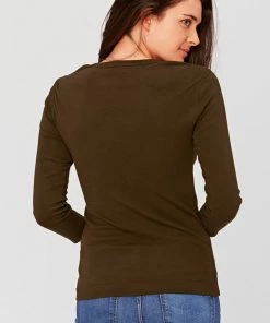 XCVI SPECKLE SCOOP NECK TEE