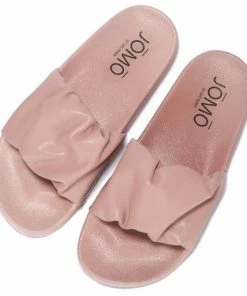JOMO Scrunchie Single Band Slides