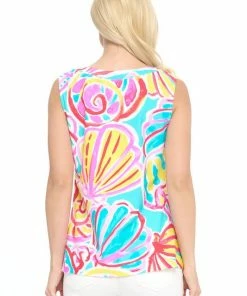 Aryeh Mint Jelly Fish Top Tops