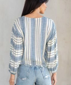 LOVESTITCH Cosima Tie Front Top Tops