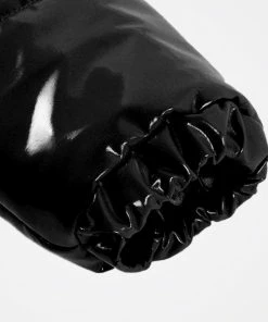 The Market Place HOLIDAY APPAREL Shiny Puffer Crop Jacket