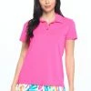 Aryeh RESORT APPAREL Hot Pink Polo