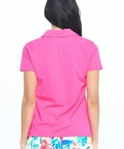 Aryeh RESORT APPAREL Hot Pink Polo