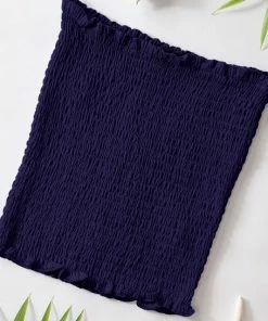 Love Tree Ruffle Tube Top RESORT APPAREL