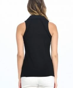 Aryeh Ruffle Sleeveless Sports Top