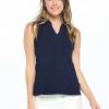 Aryeh Ruffle Sleeveless Sports Top