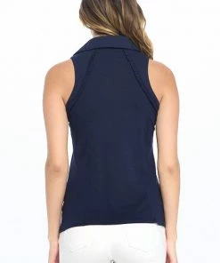 Aryeh Ruffle Sleeveless Sports Top