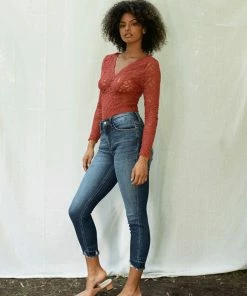 KanCan Eliza High Rise Ankle Skinny