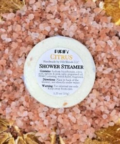 Oily Blends Purify Shower Steamers-Citrus