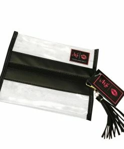 Makeup Junkie BAGS In The Clear Black