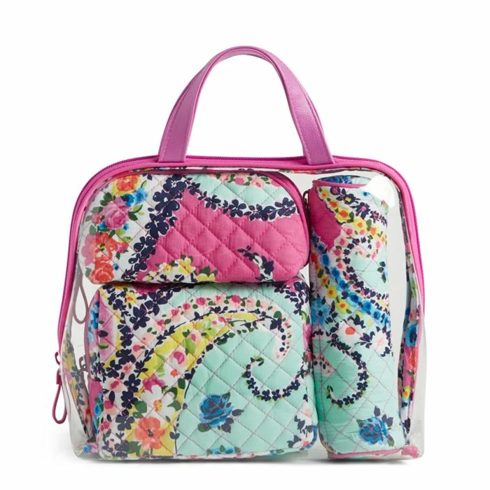 Vera Bradley Iconic 4 Pc. Cosmetic Set 1 Vera Bradley Iconic 4 Pc. Cosmetic Set