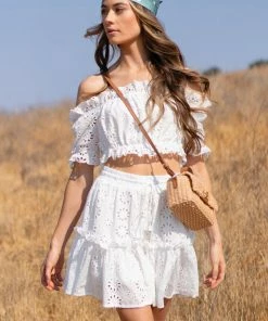 Elan Boho Mini Skirt