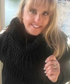 The Market Place Chenille Tassel Infinity Scarves (Variety Of Colors)