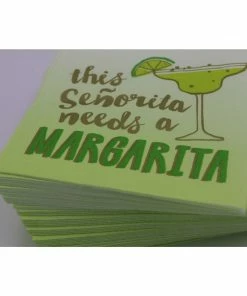 Soiree-sisters Cocktail Napkins; Senorita Needs A Marg-20ct 6 Soiree-sisters Cocktail Napkins; Senorita Needs A Marg-20ct