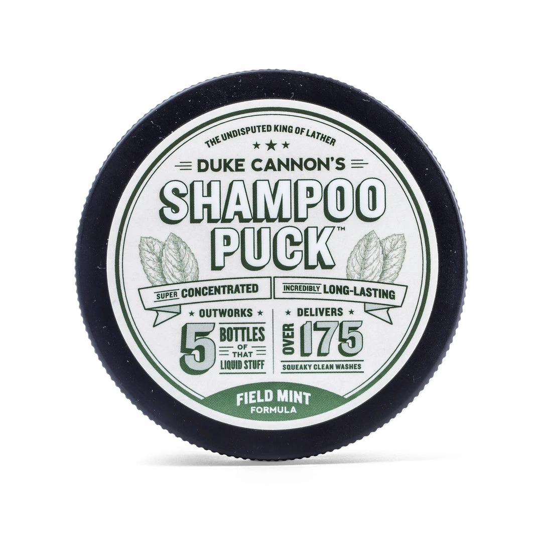 Duke Cannon Shampoo Puck- Field Mint 1 Duke Cannon Shampoo Puck- Field Mint