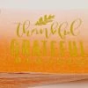 Soiree-sisters Fall Cocktail Napkins 20 Count | Thankful Grateful Gold Foil