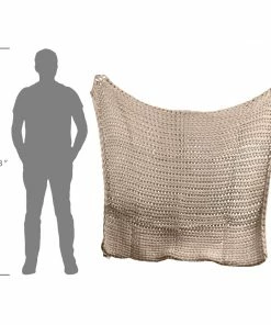 Donna Sharp Chunky Knit Throw Blanket - Taupe Home & Beauty